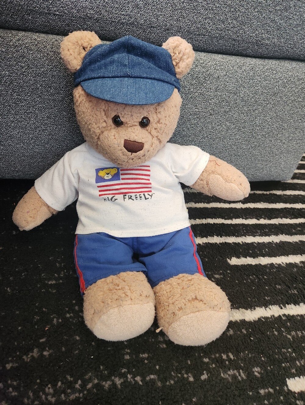Brown Build A Bear Teddy Bear And Accessories Bundle